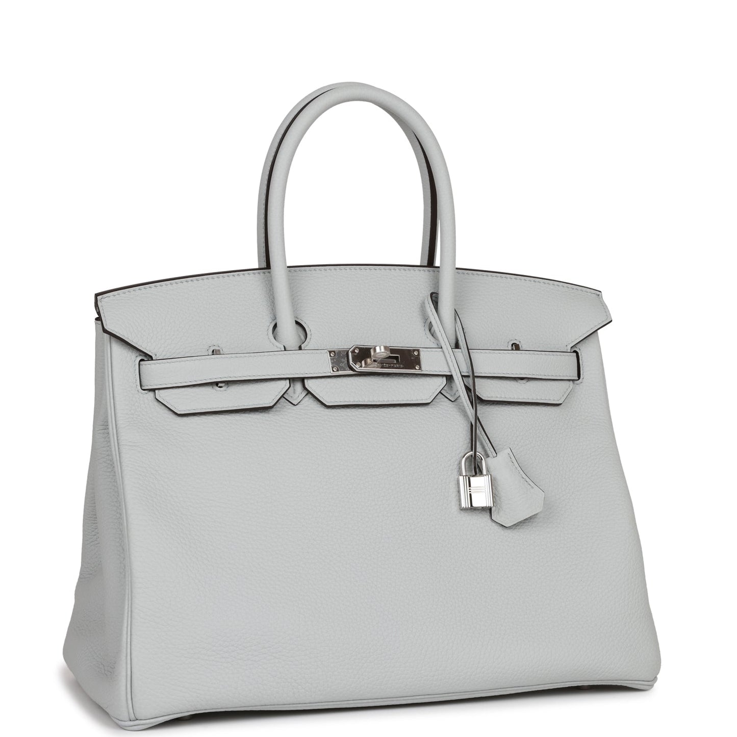 Hermes Birkin 35 Bleu Pale Clemence Palladium Hardware