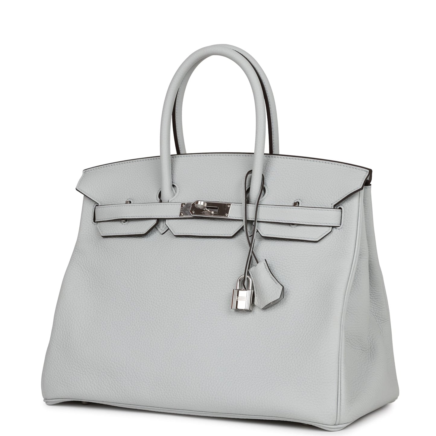 Hermes Birkin 35 Bleu Pale Clemence Palladium Hardware