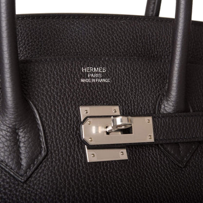 Hermes Birkin 35 Black Togo Palladium Hardware