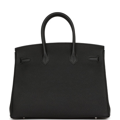 Hermes Birkin 35 Black Togo Palladium Hardware