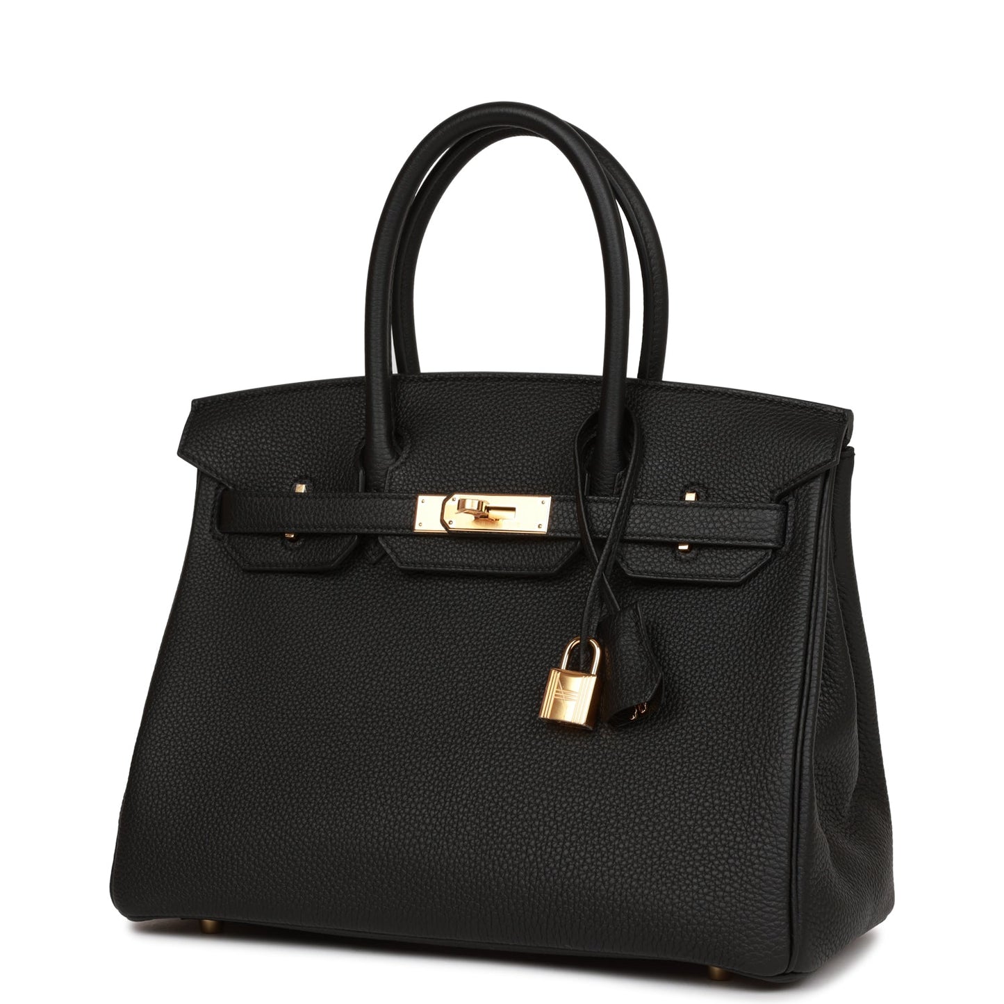 Hermes Birkin 30 Black Togo Gold Hardware