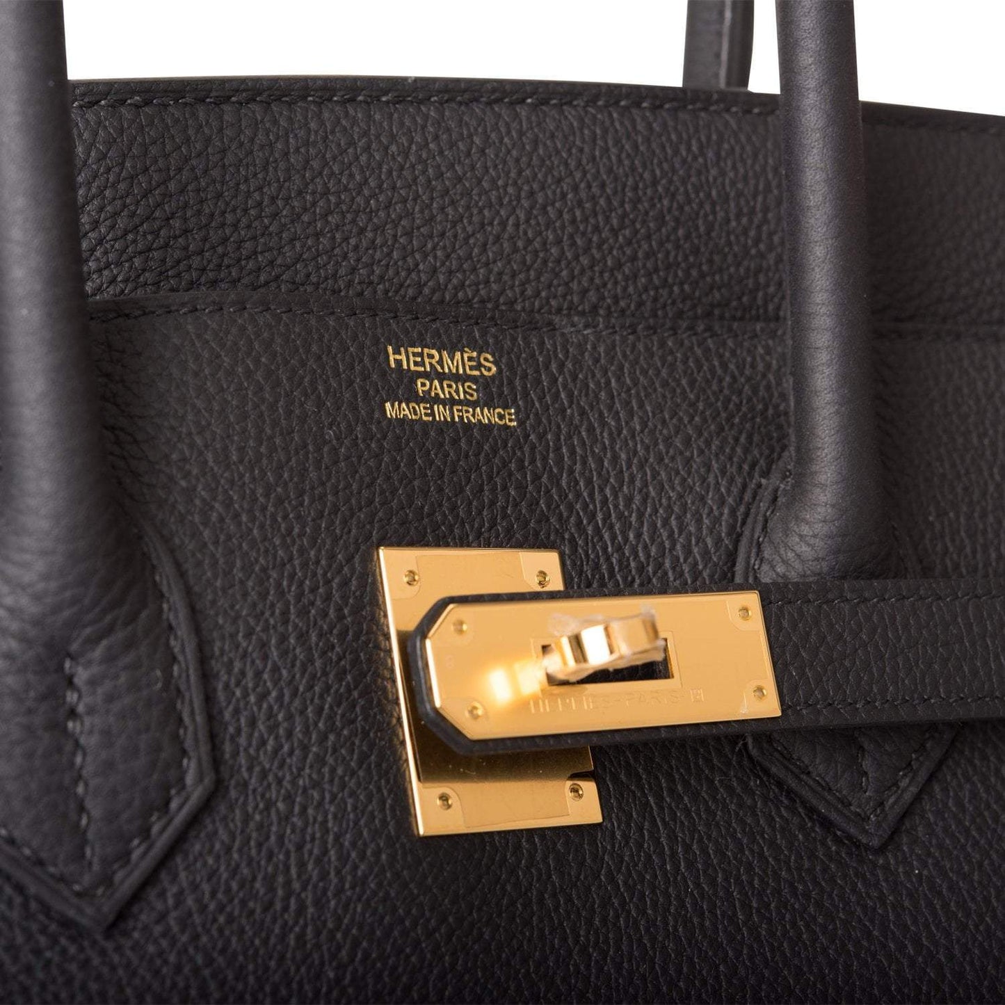 Hermes Birkin 35 Black Togo Gold Hardware