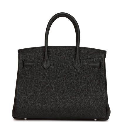 Hermes Birkin 30 Black Togo Palladium Hardware