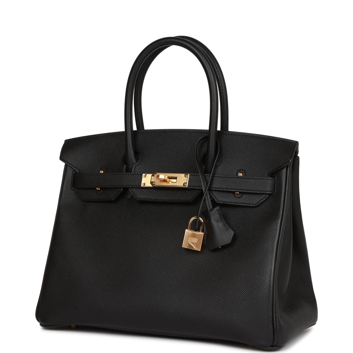 Hermes Birkin 30 Black Epsom Gold Hardware