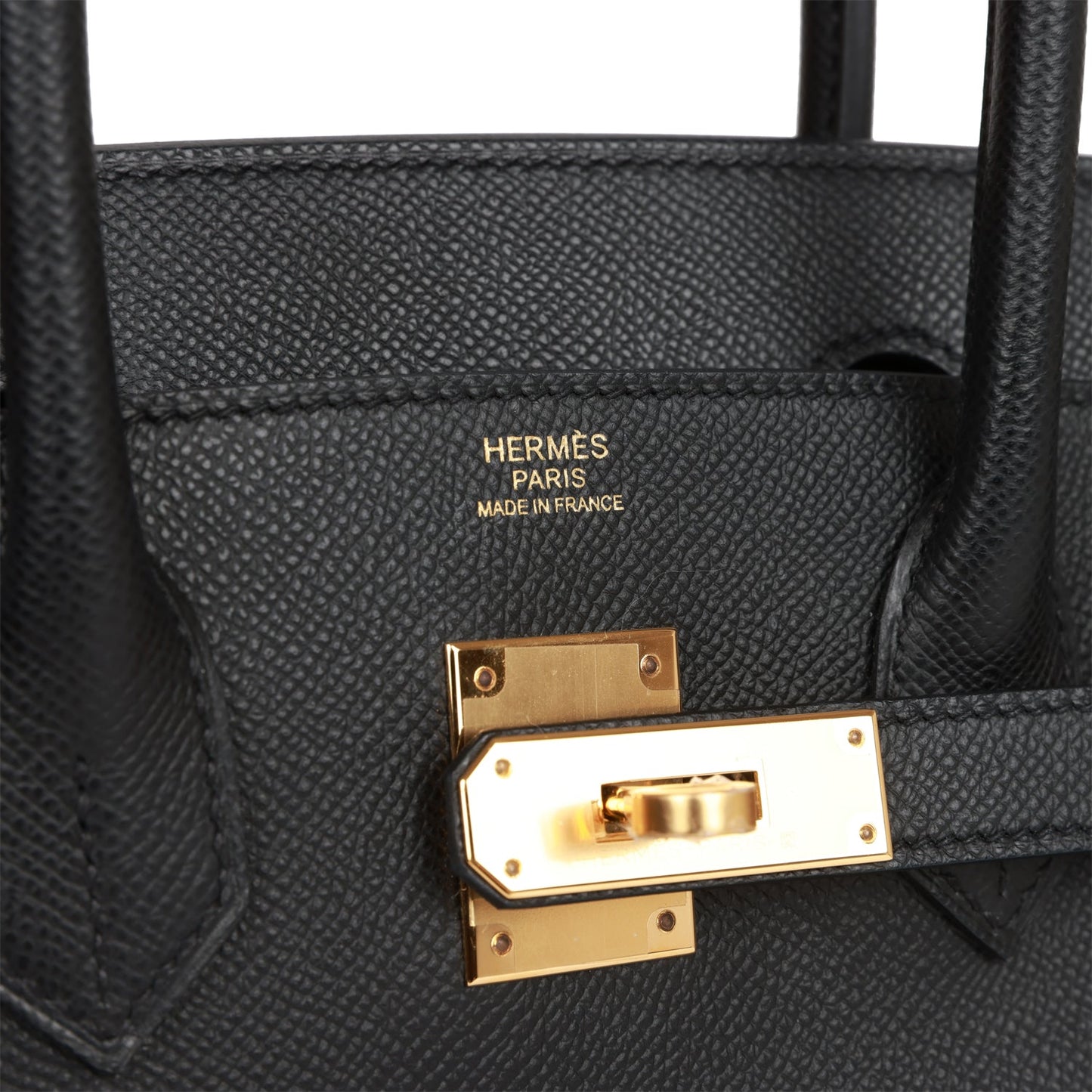 Hermes Birkin 30 Black Epsom Gold Hardware