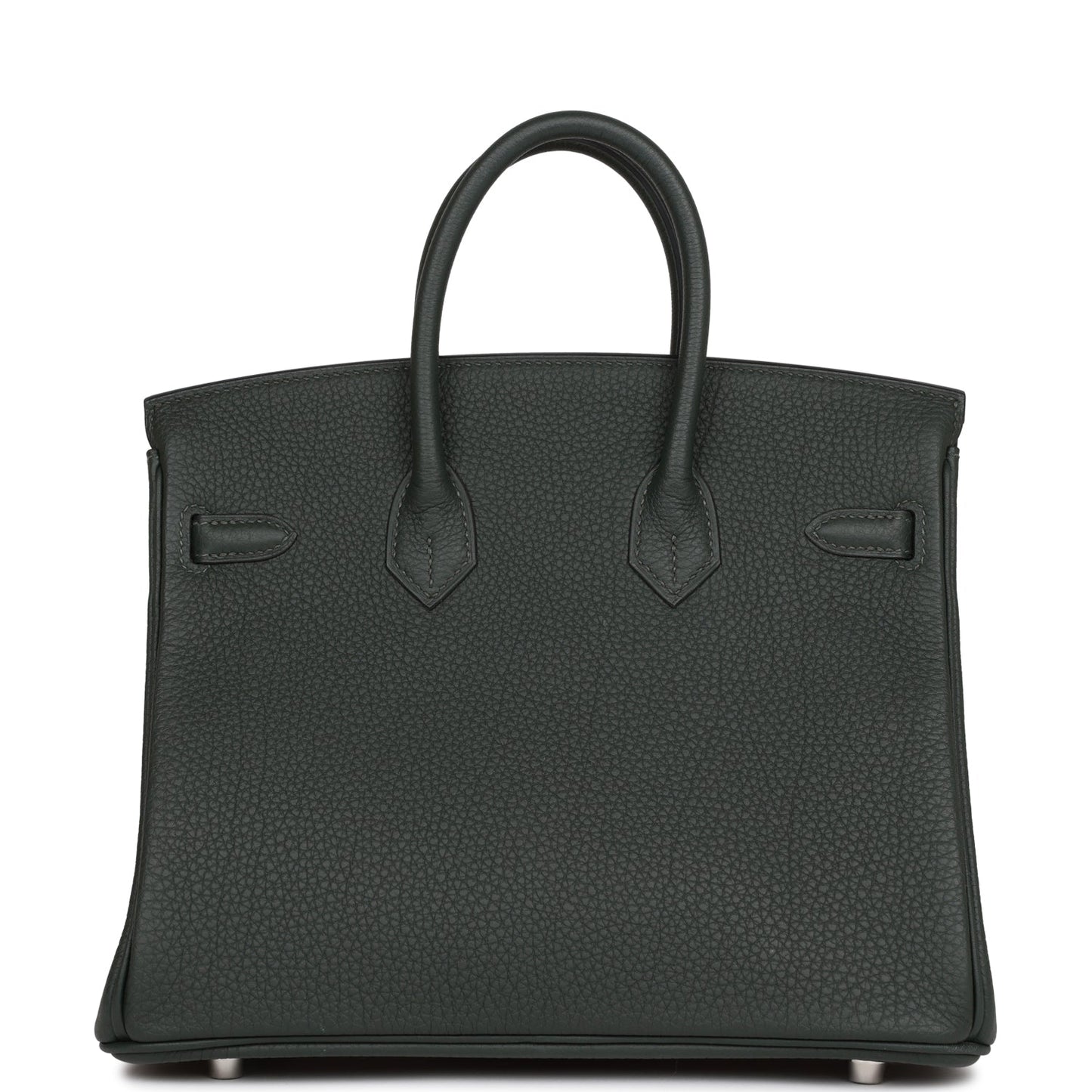 Hermes Birkin 25 Vert Fonce Togo Palladium Hardware