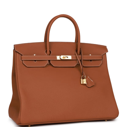 Hermes Birkin 40 Gold Togo Gold Hardware