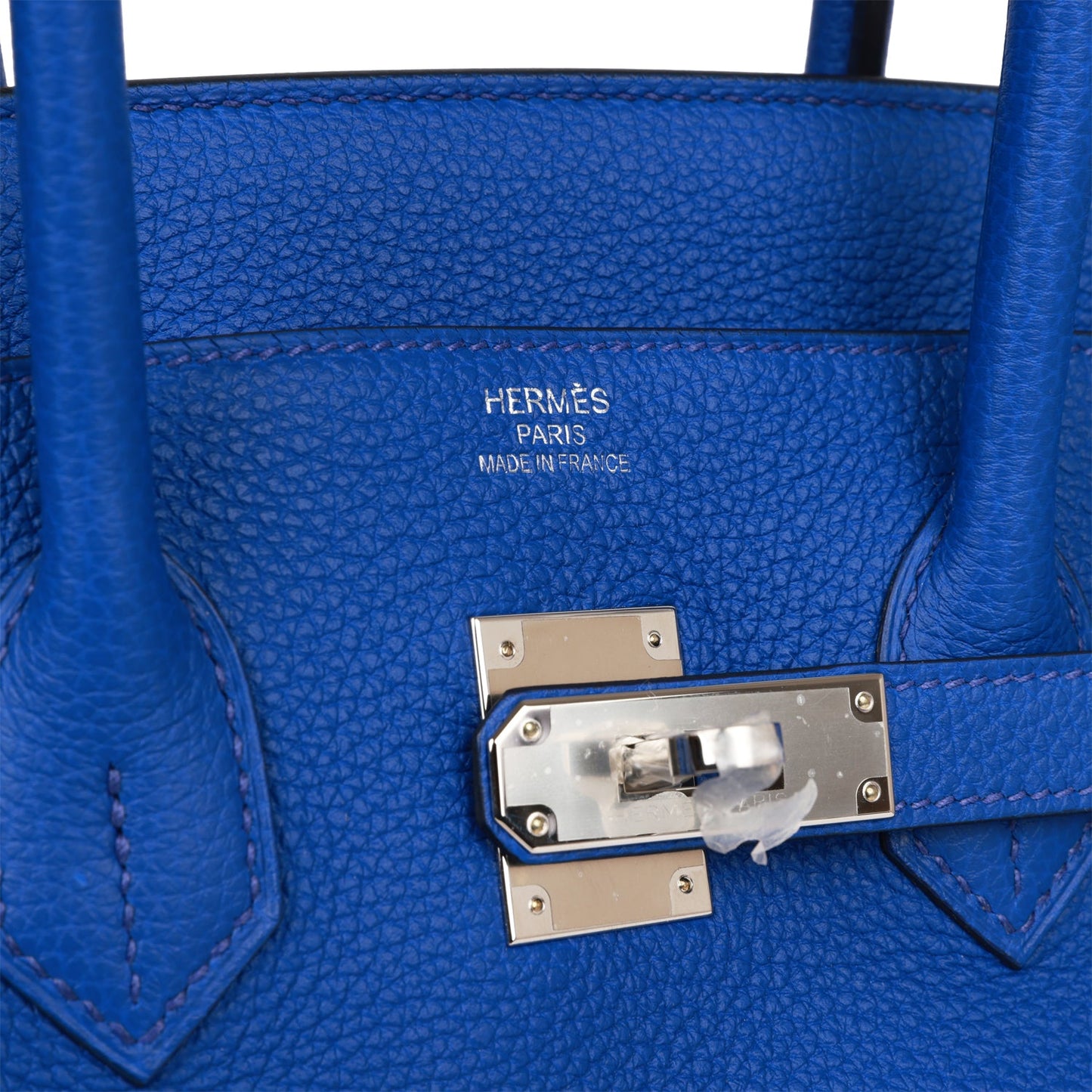 Hermes Birkin 35 Bleu Royal Togo Palladium Hardware