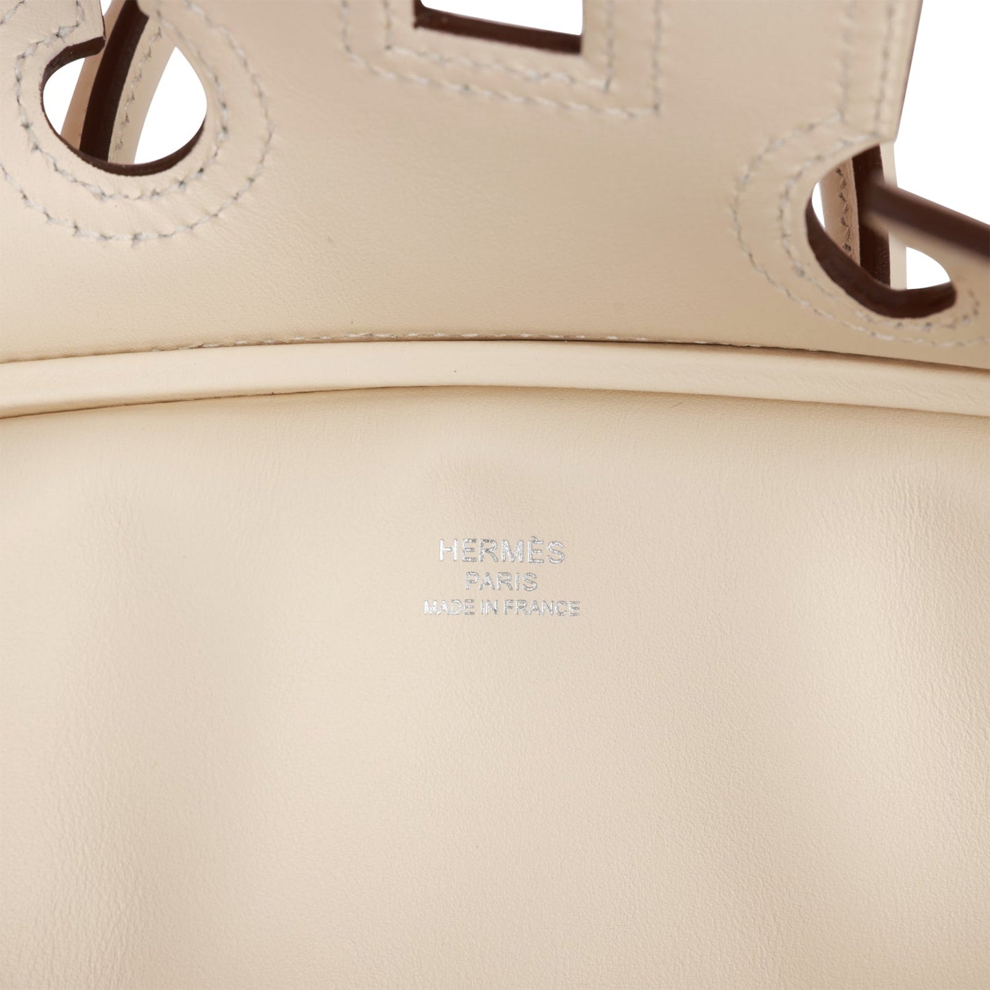 Hermes Birkin Cargo 25 Nata Swift and Toile Canvas Palladium Hardware