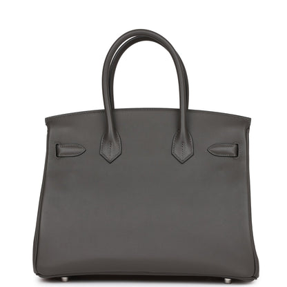 Hermes Birkin 30 Graphite Jonathan Palladium Hardware