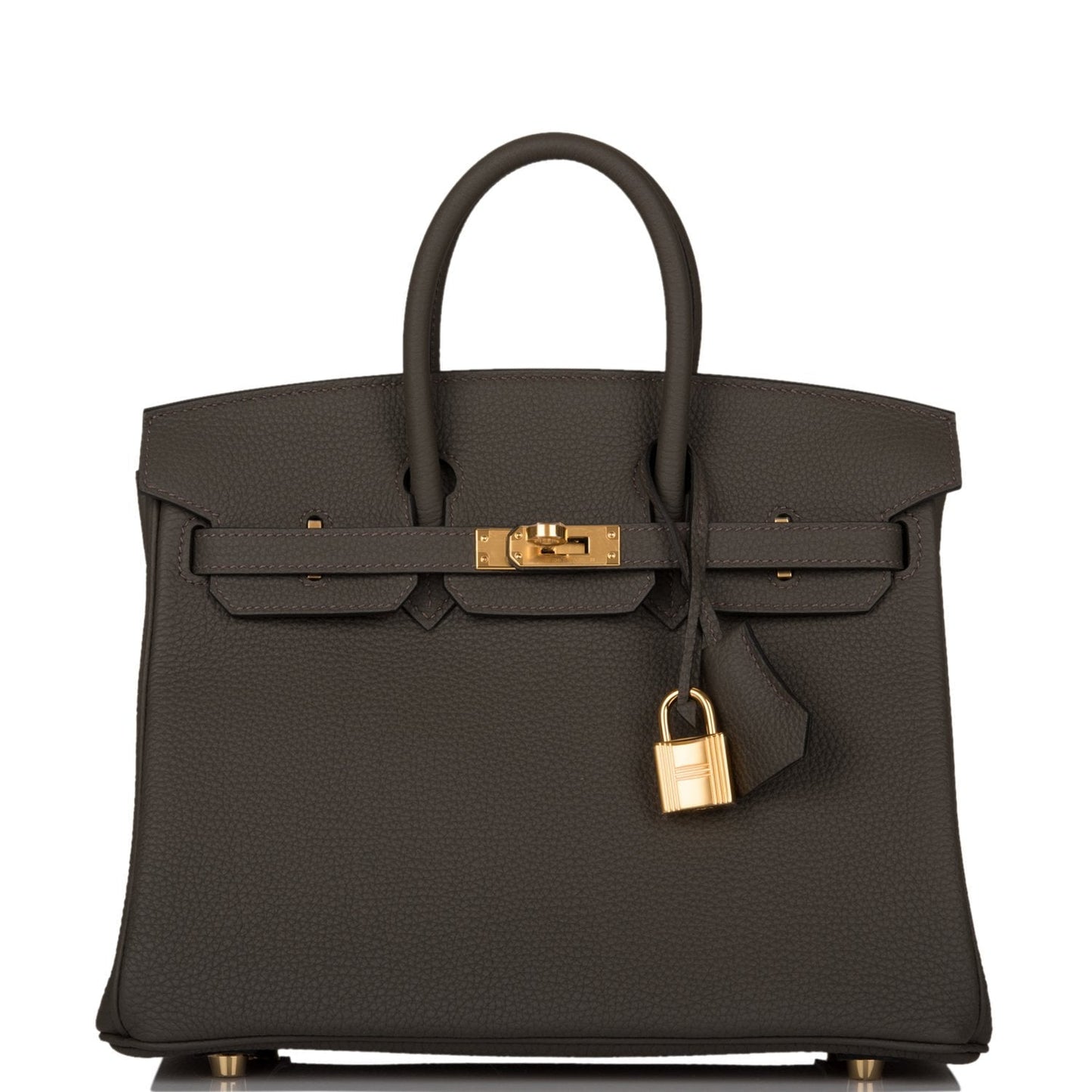 Hermes Birkin 25 Vert de Gris Togo Gold Hardware