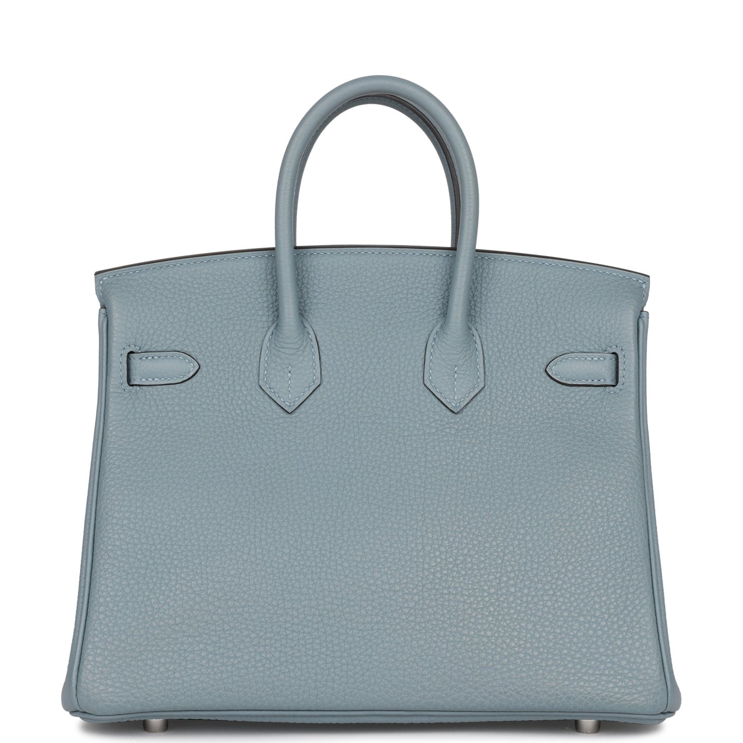 Hermes Birkin 25 Bleu Lin Verso Togo Palladium Hardware