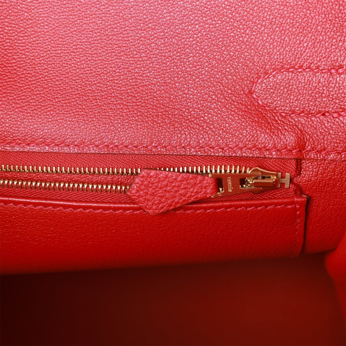 Hermes Birkin 30 Rouge Casaque Togo Gold Hardware