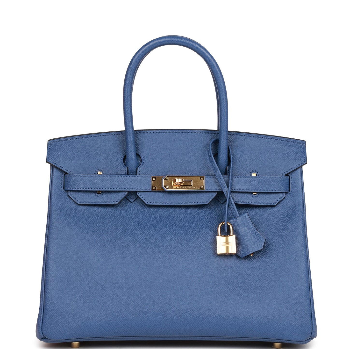 Hermes Birkin 30 Bleu Brighton Epsom Gold Hardware