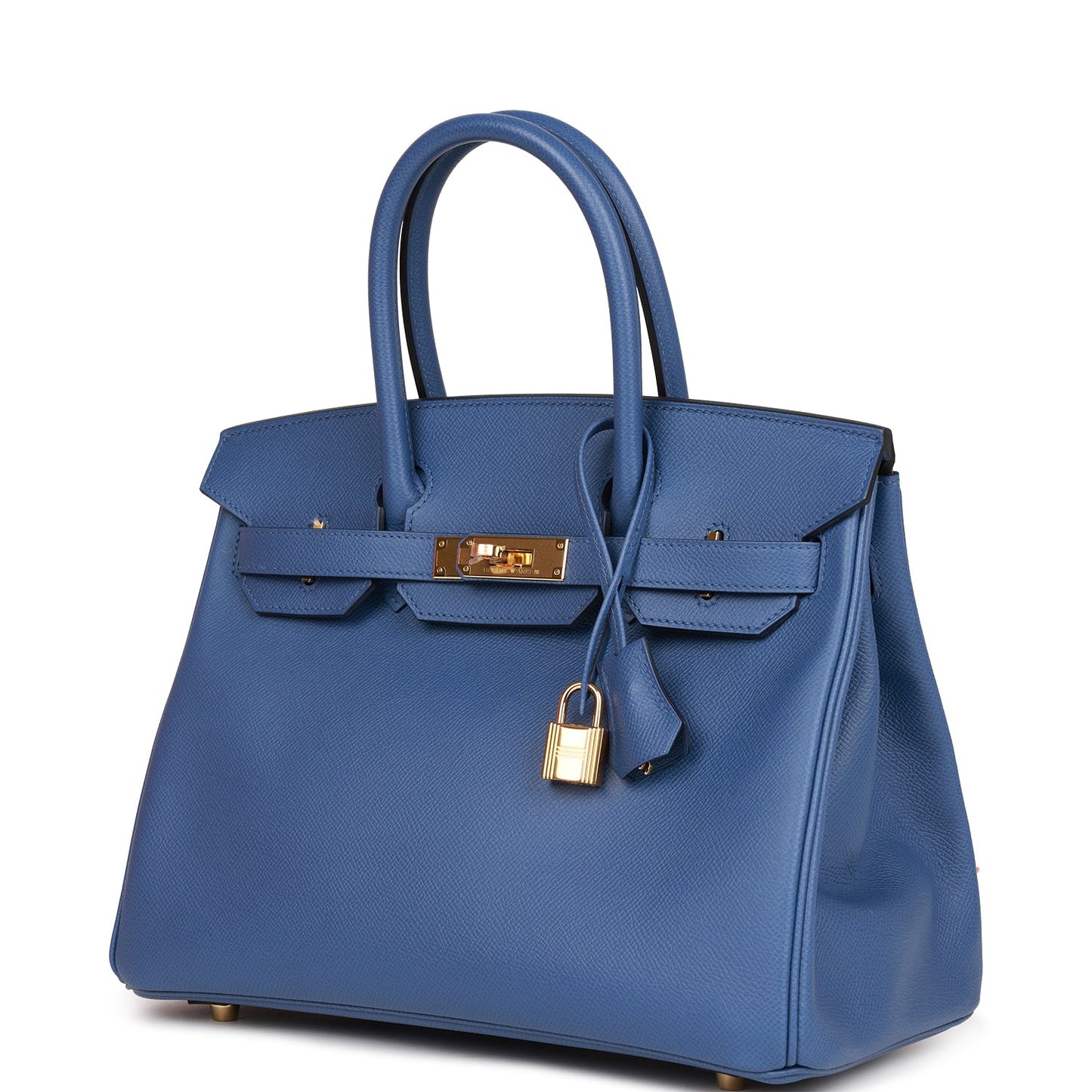 Hermes Birkin 30 Bleu Brighton Epsom Gold Hardware