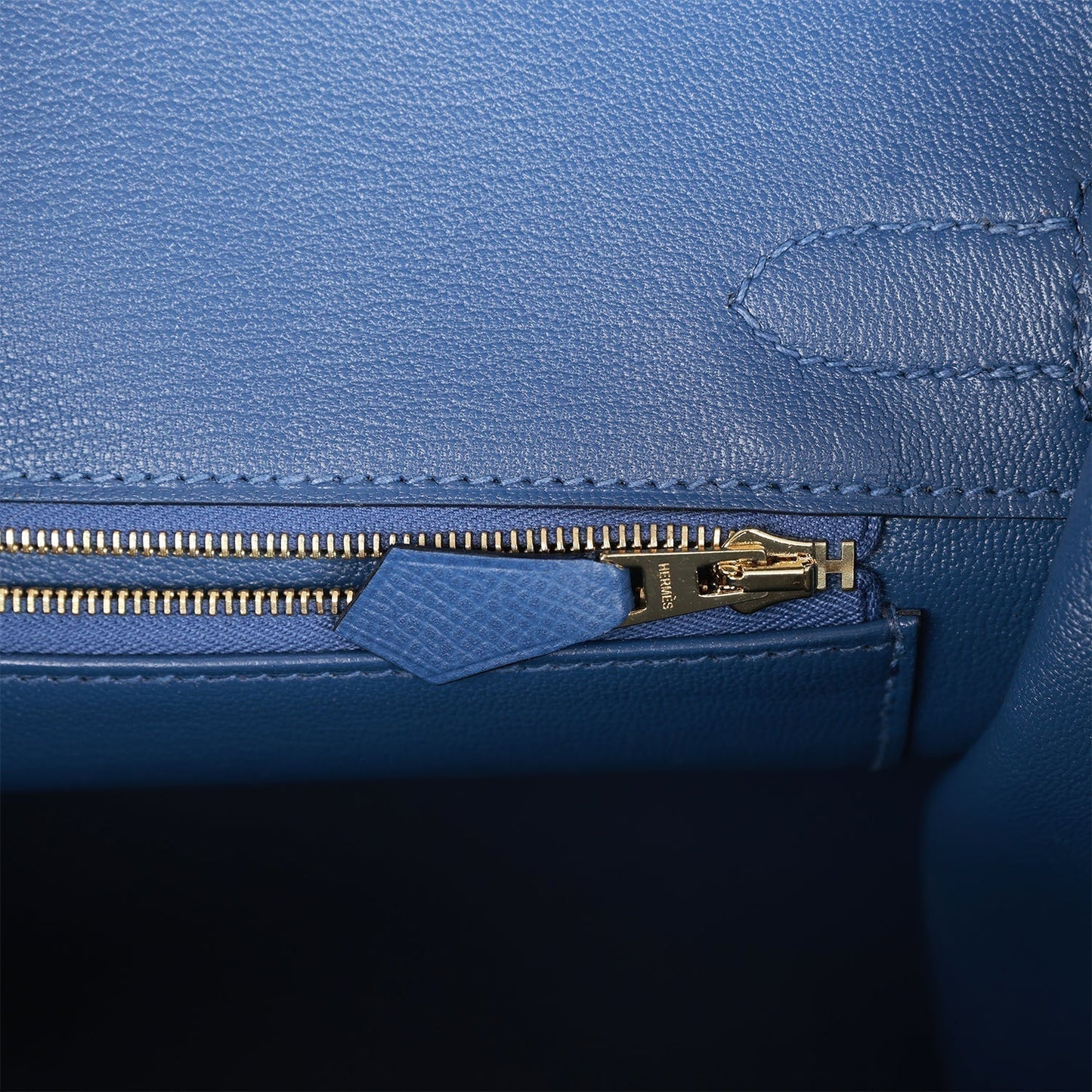 Hermes Birkin 30 Bleu Brighton Epsom Gold Hardware