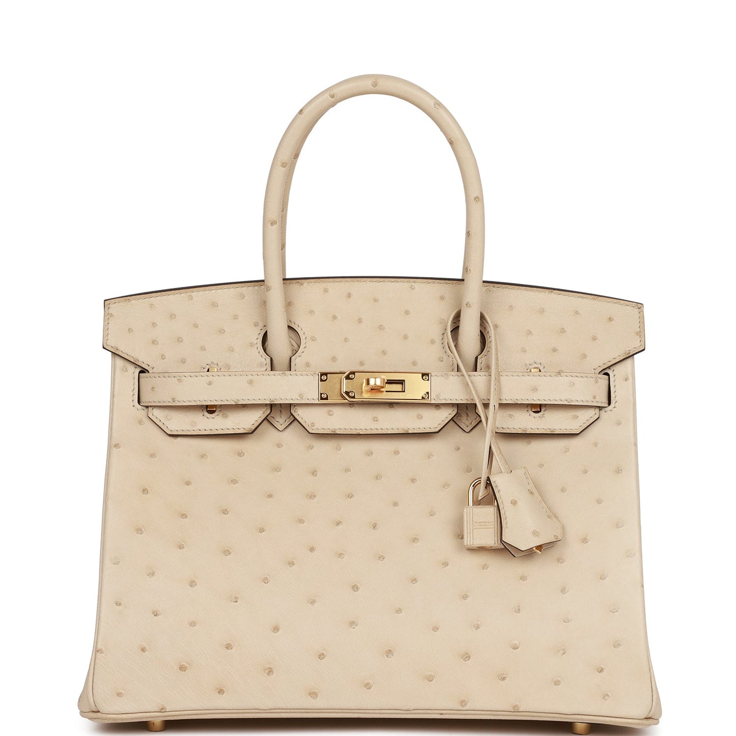 Hermes Birkin 30 Parchemin Ostrich Gold Hardware