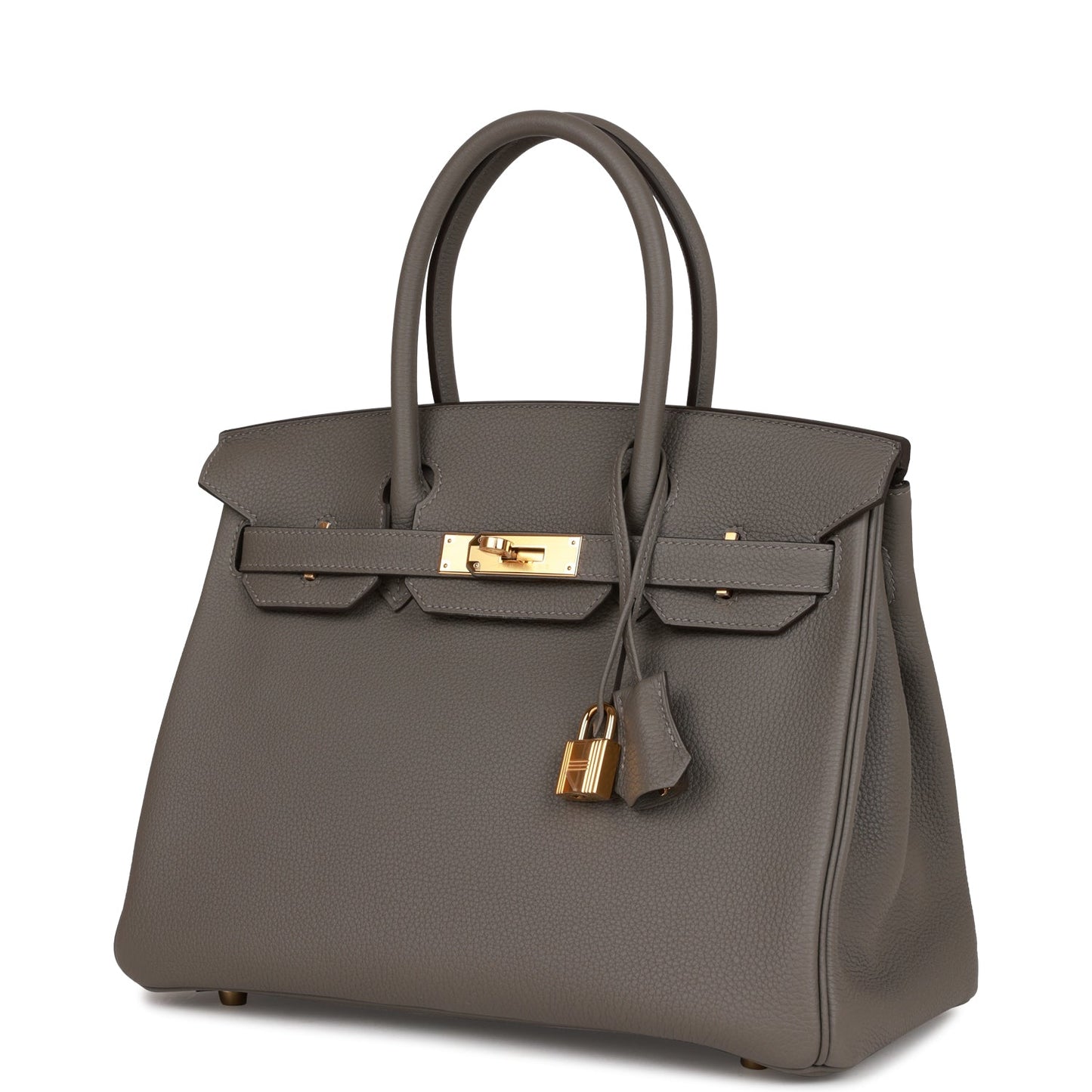 Hermes Birkin 30 Gris Meyer Togo Gold Hardware