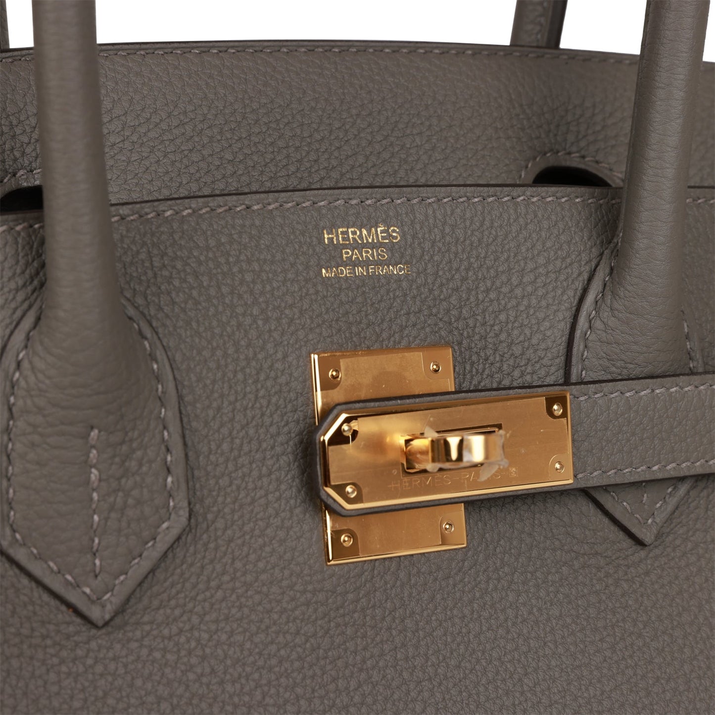 Hermes Birkin 30 Gris Meyer Togo Gold Hardware