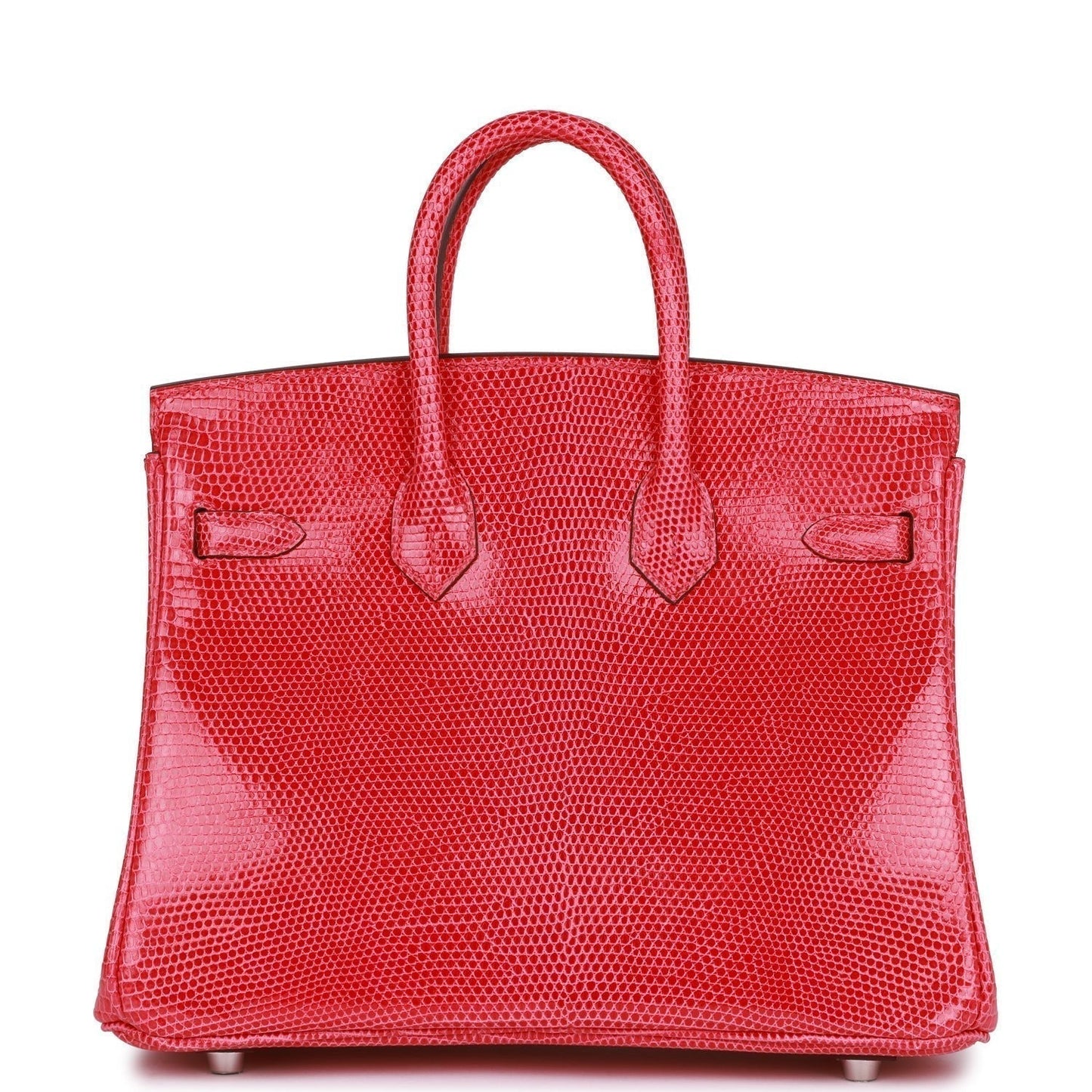 Hermes Birkin 25 Rose Extreme Lizard Palladium Hardware