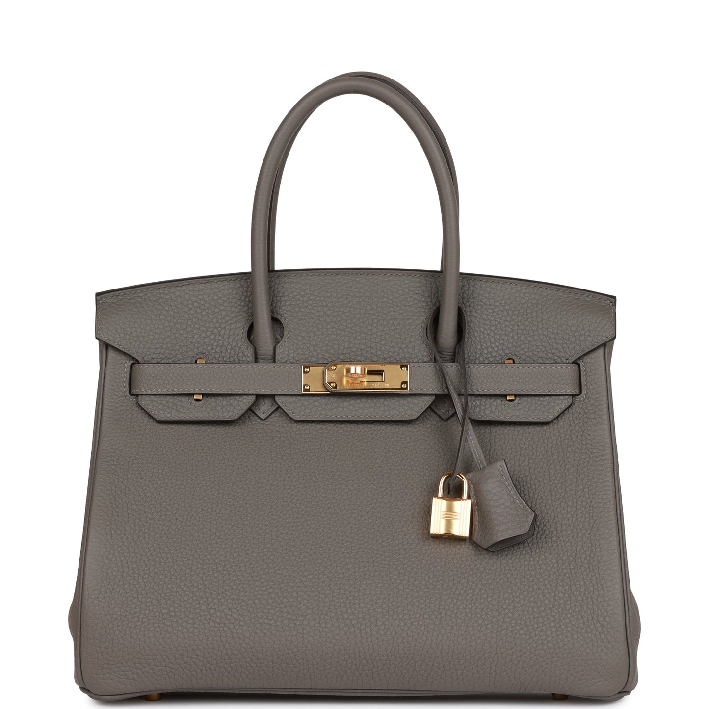 Hermes Birkin 30 Gris Meyer Togo Gold Hardware