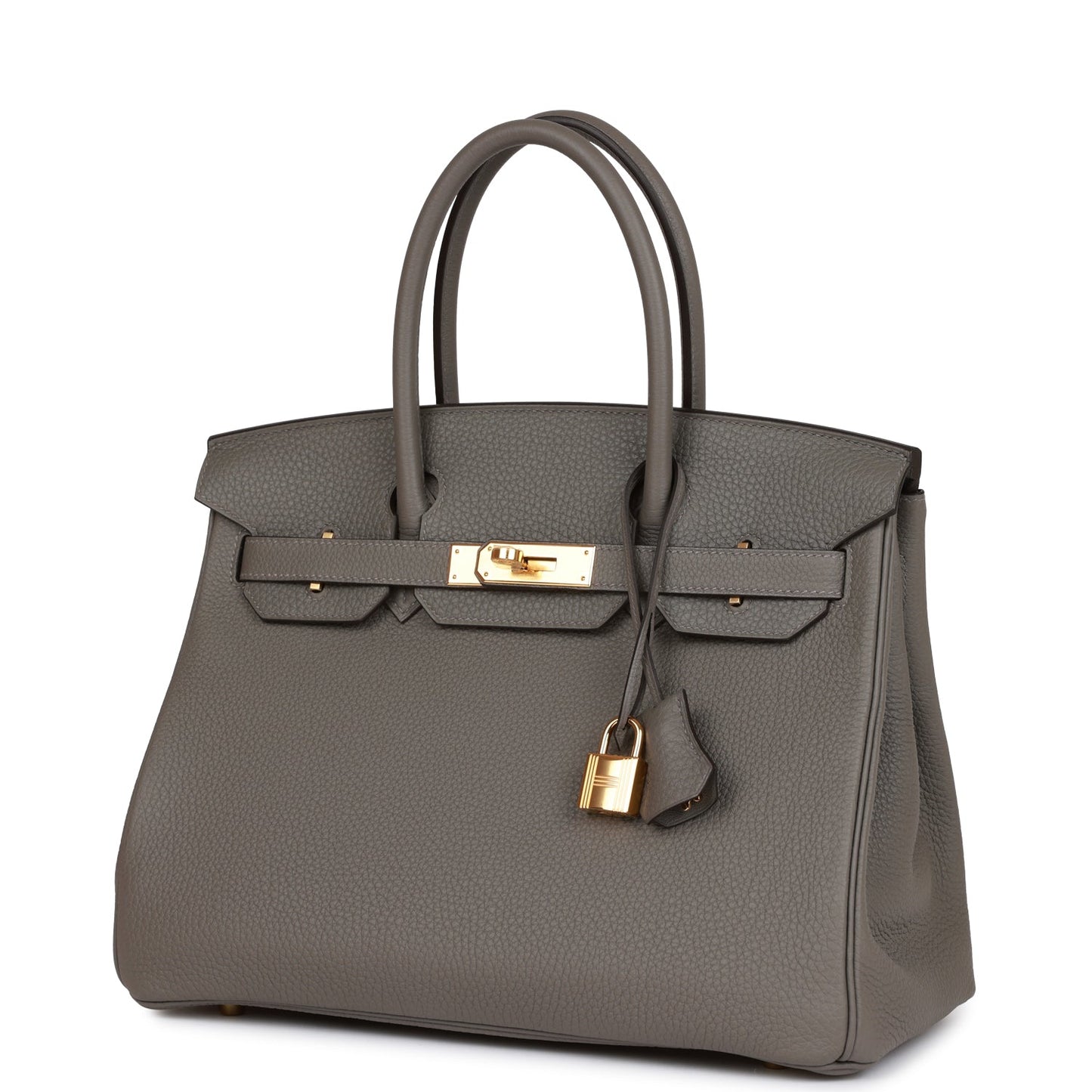 Hermes Birkin 30 Gris Meyer Togo Gold Hardware