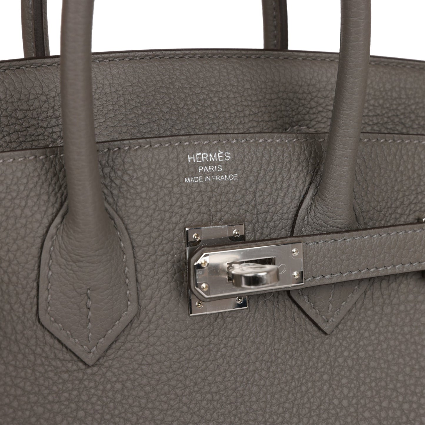 Hermes Birkin 25 Gris Meyer Togo Palladium Hardware