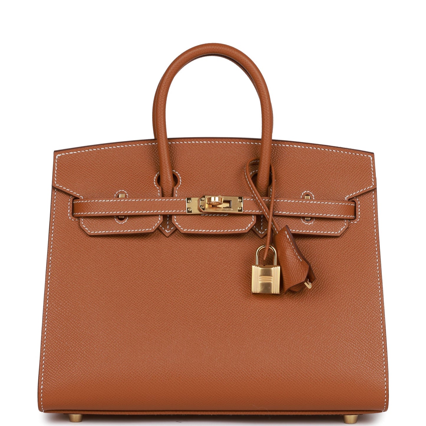 Hermes Birkin Sellier 25 Gold Epsom Gold Hardware