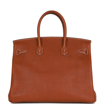 Hermes Birkin 35 Barenia Faubourg Gold Hardware