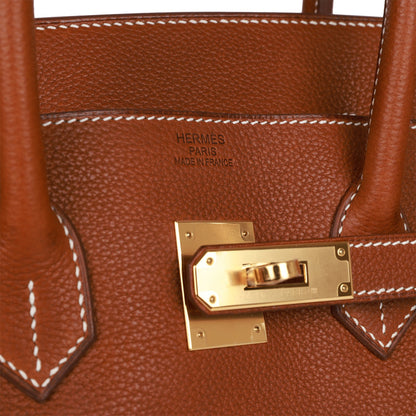 Hermes Birkin 35 Barenia Faubourg Gold Hardware