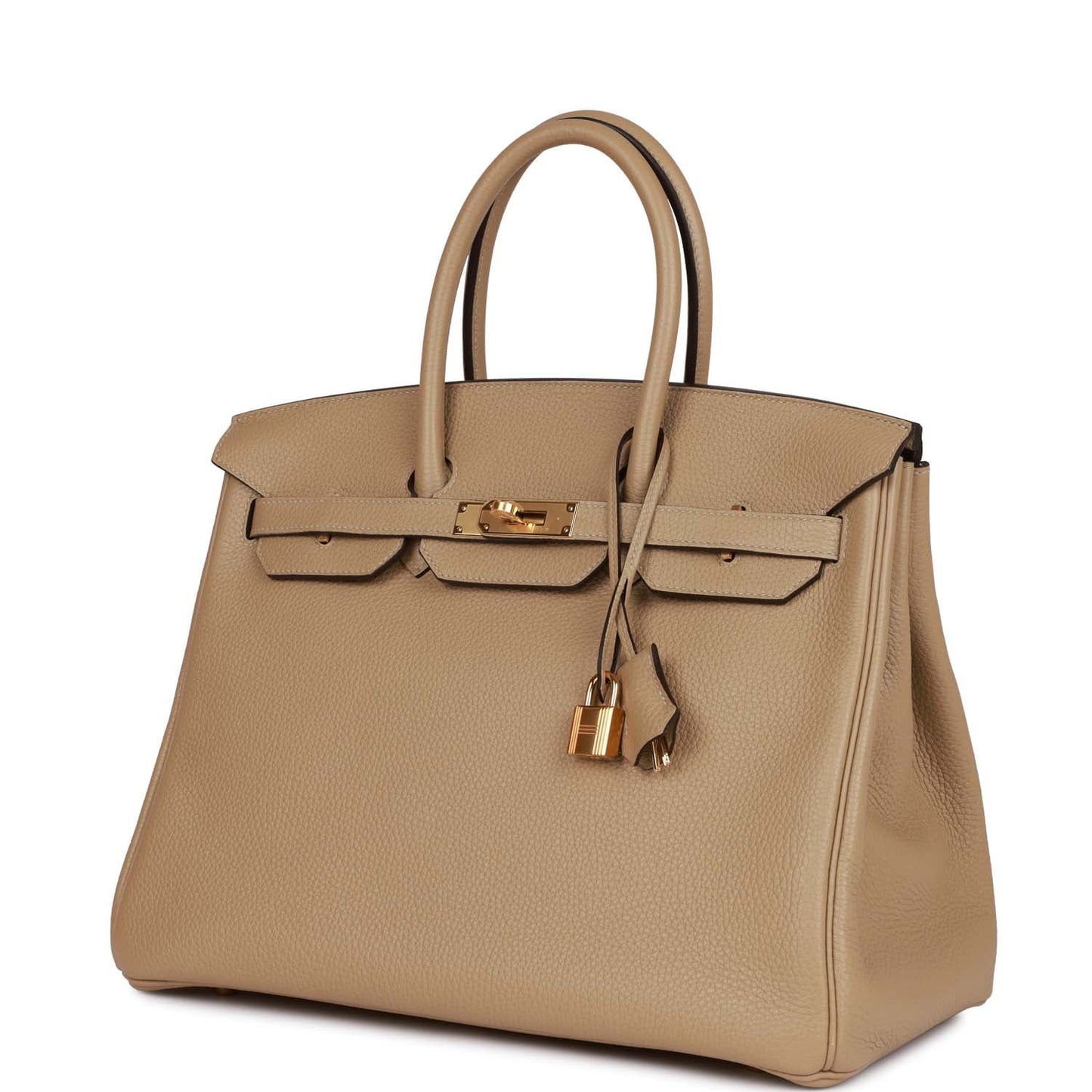 Hermes Birkin 35 Trench Clemence Gold Hardware