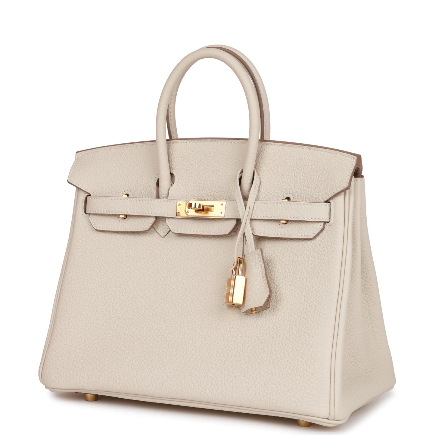 Hermes Birkin 25 Craie Togo Gold Hardware