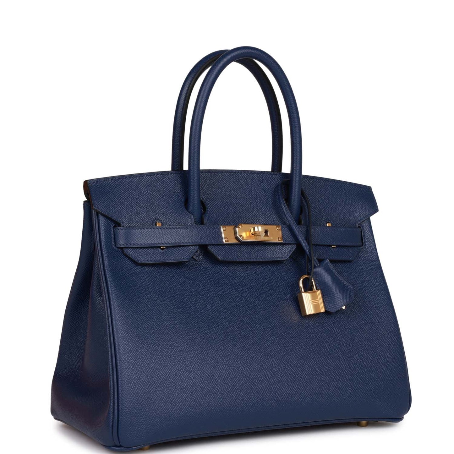 Hermes Birkin 30 Bleu Saphir Epsom Gold Hardware