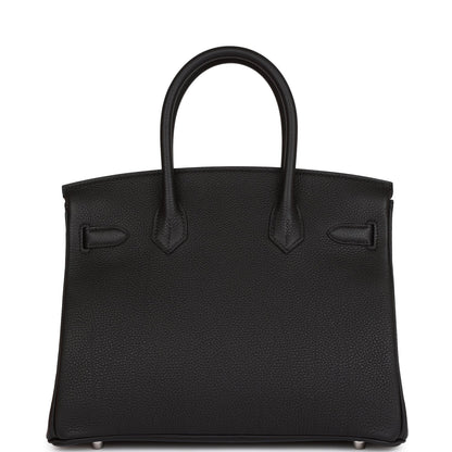 Hermes Birkin 30 Black Togo Palladium Hardware