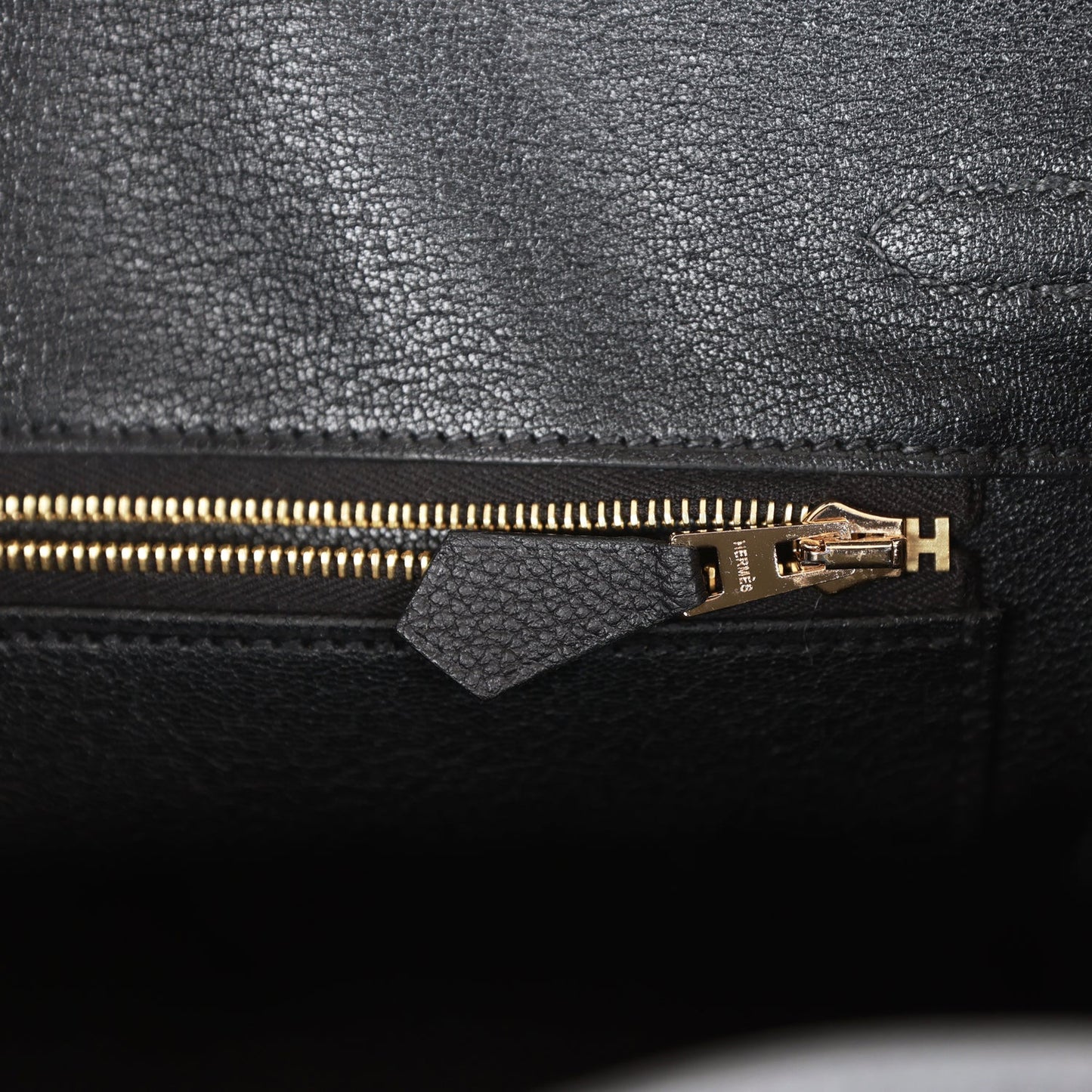 Hermes Birkin 25 Black Togo Gold Hardware