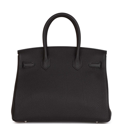 Hermes Birkin 30 Black Togo Palladium Hardware