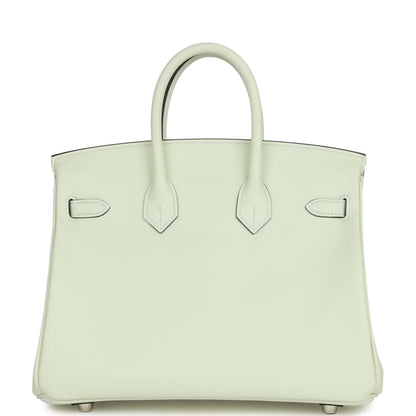 Hermes Birkin 25 Vert Fizz Swift Palladium Hardware