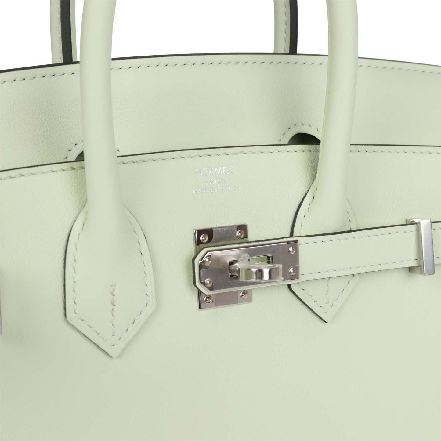 Hermes Birkin 25 Vert Fizz Swift Palladium Hardware