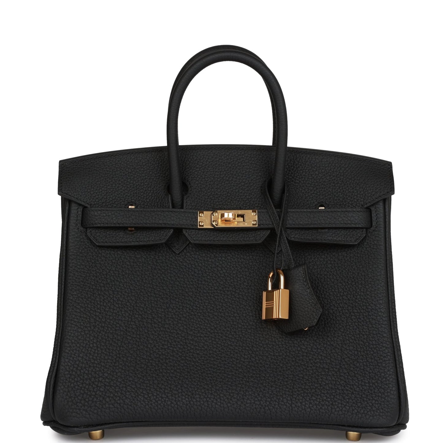 Hermes Birkin 25 Black Togo Gold Hardware