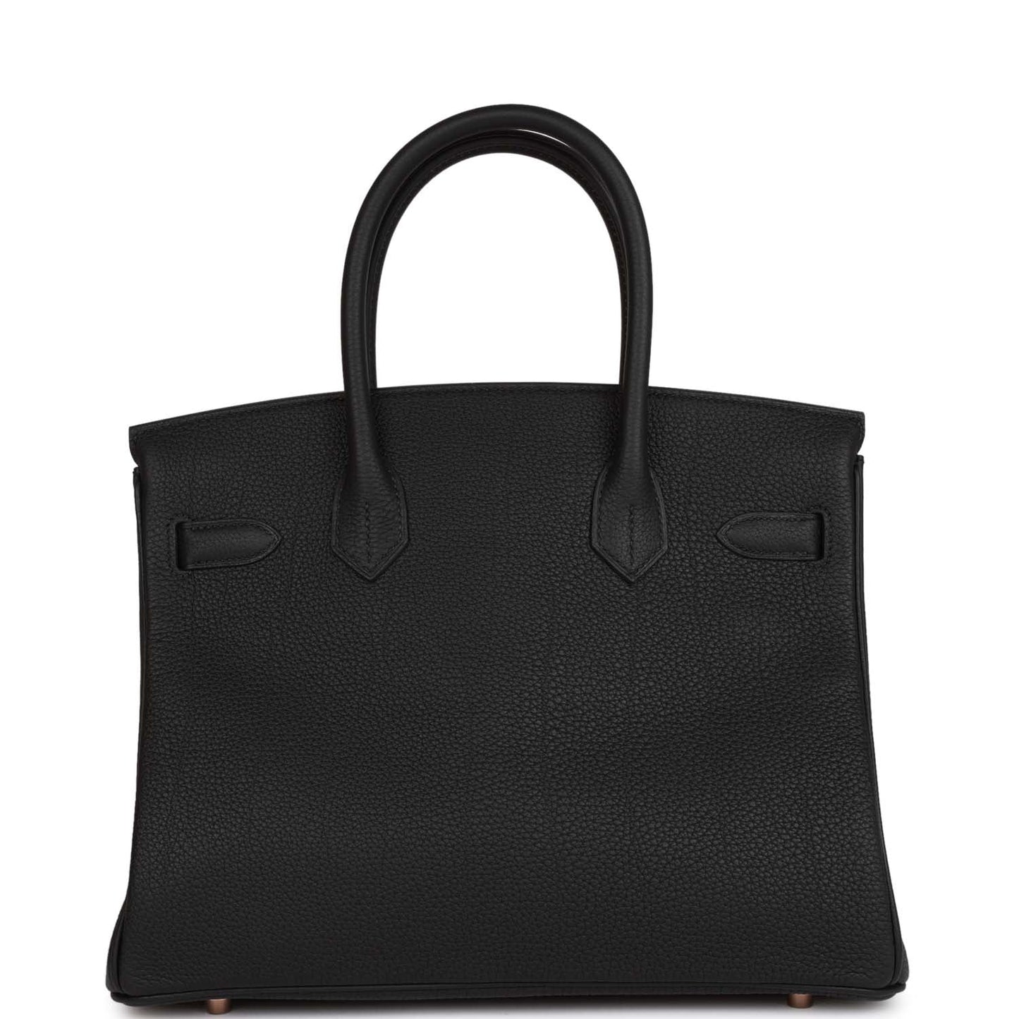 Hermes Birkin 30 Black Togo Rose Gold Hardware