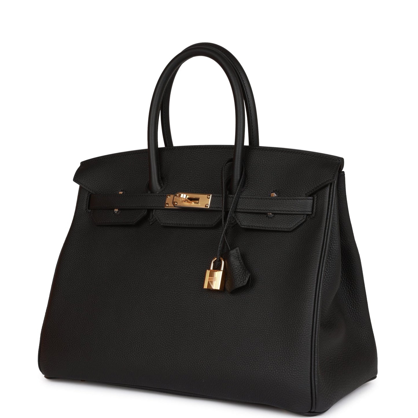 Hermes Birkin 35 Black Togo Gold Hardware