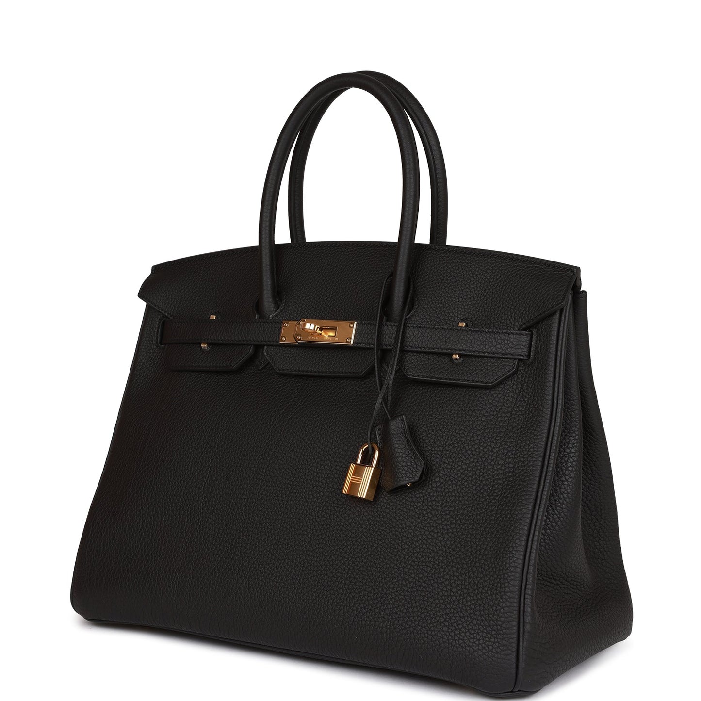 Hermes Birkin 35 Black Togo Gold Hardware