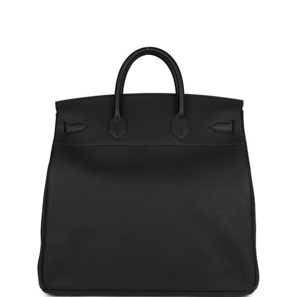 Hermes HAC Birkin 40 Black Togo Palladium Hardware