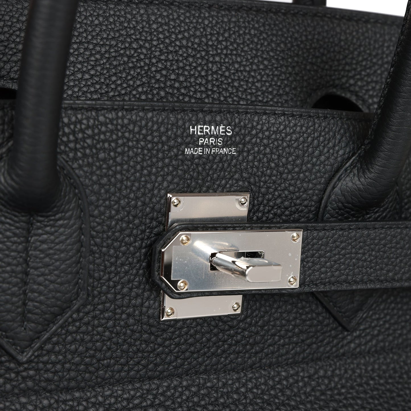 Hermes HAC Birkin 40 Black Togo Palladium Hardware