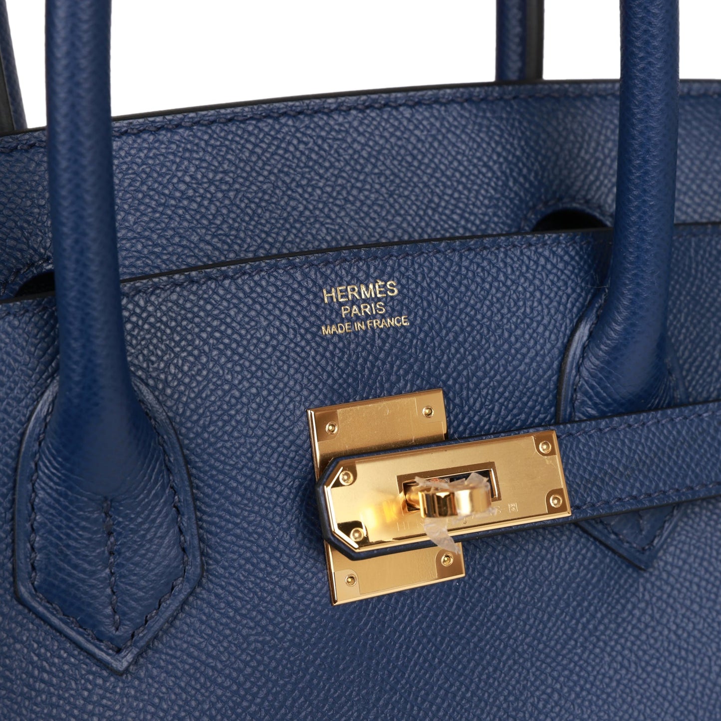 Hermes Birkin 30 Bleu Saphir Epsom Gold Hardware