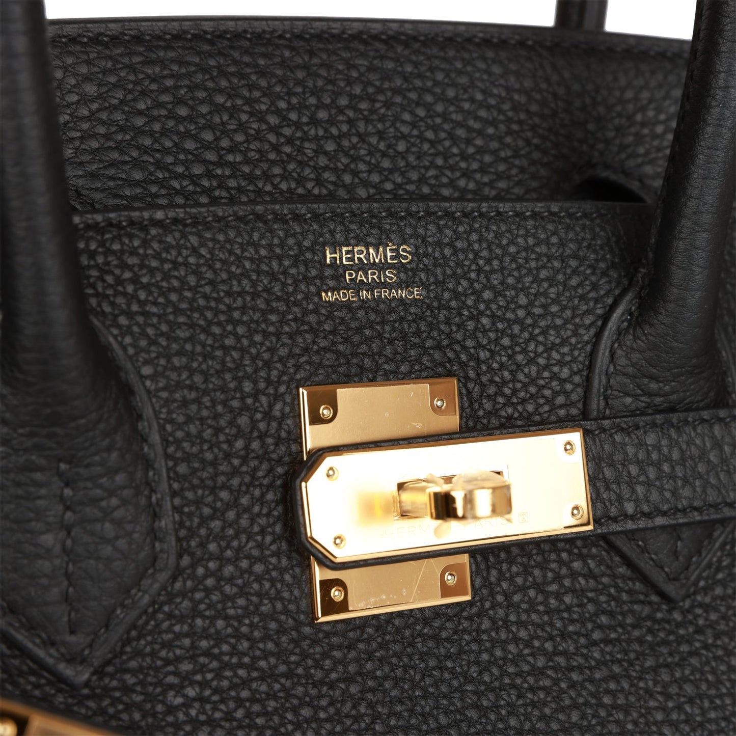 Hermes Birkin 30 Black Togo Gold Hardware