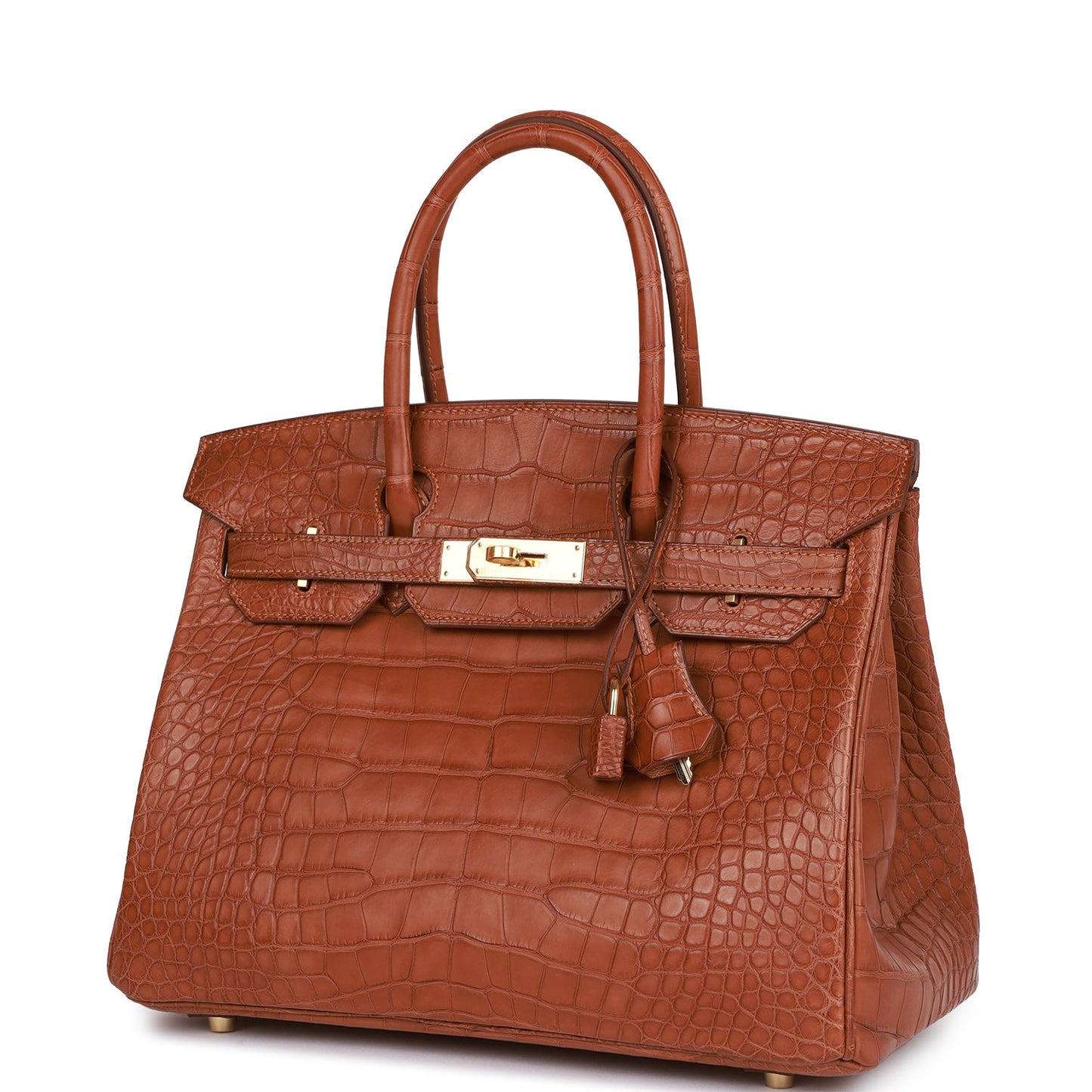 Hermes Birkin 30 Gold Matte Alligator Gold Hardware