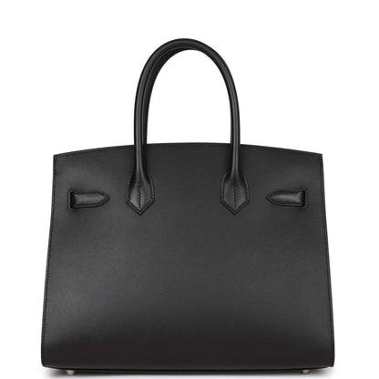 Hermes Birkin Sellier 30 Black Madame Palladium Hardware