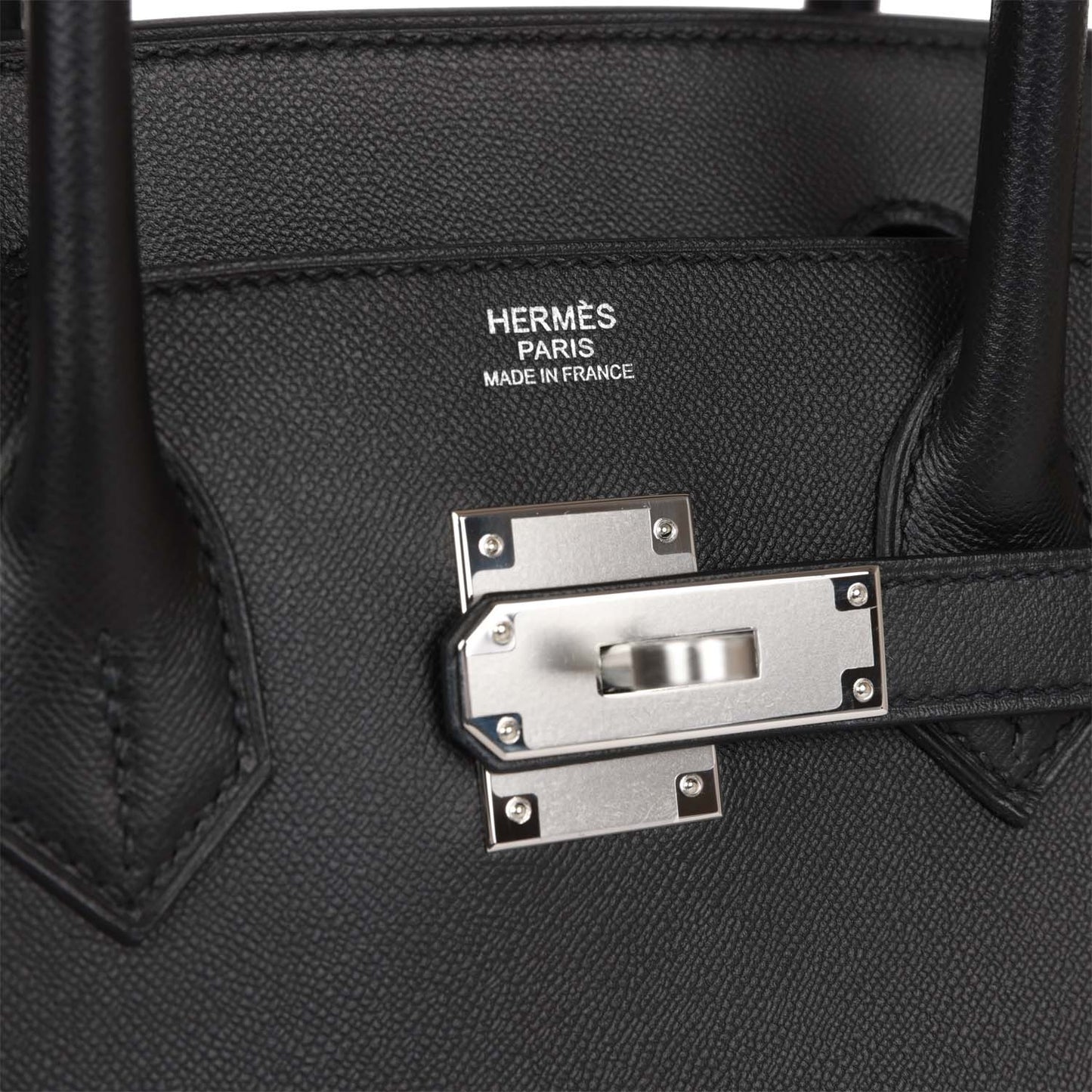 Hermes Birkin Sellier 30 Black Madame Palladium Hardware