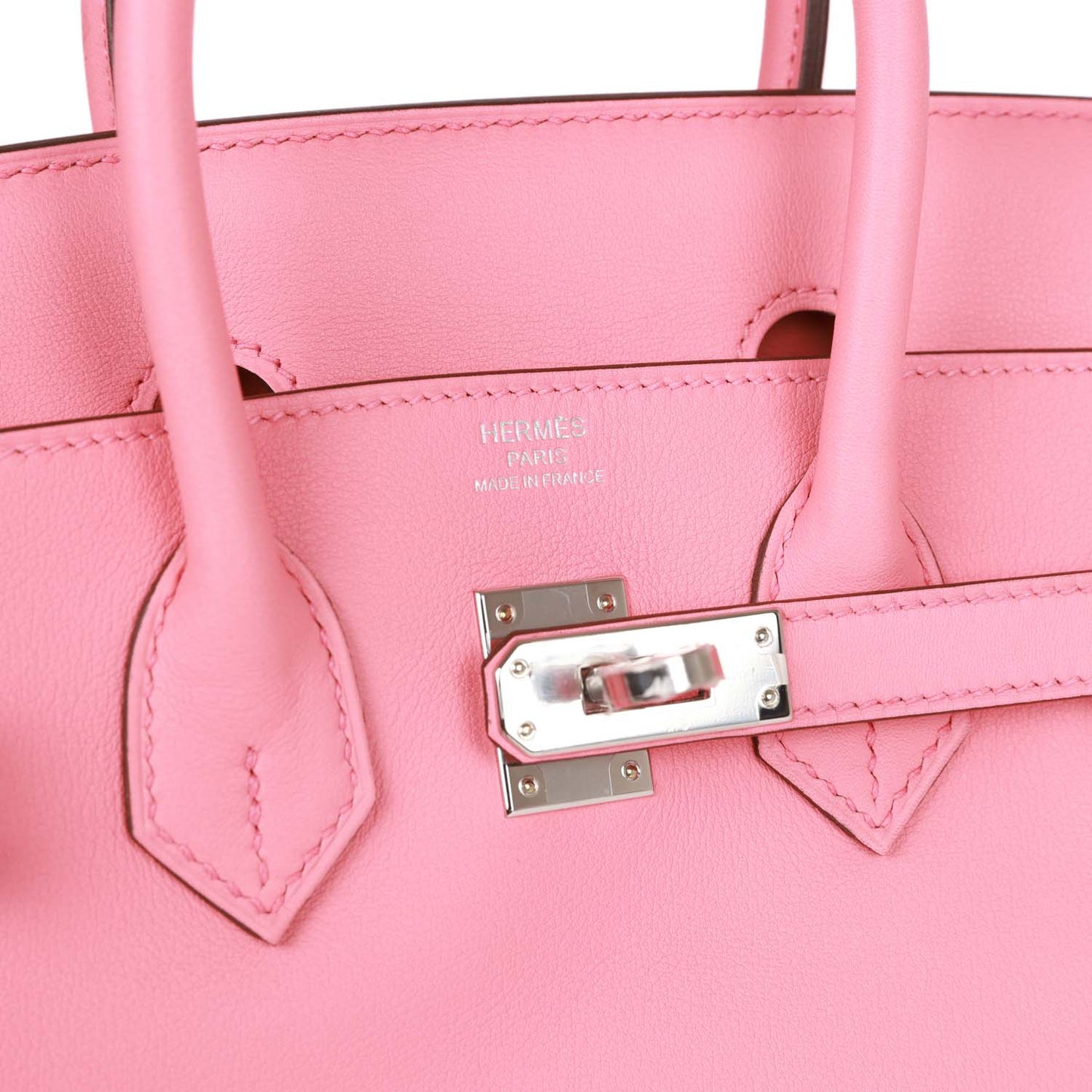 Hermes Birkin 25 Rose D'Ete Swift Palladium Hardware